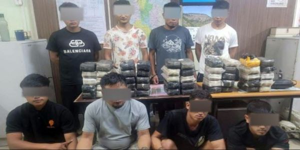 Image related to the Meth worth ₹75 crore seized in Mizoram; eight held in major bust. Image related to the Meth worth ₹75 crore seized in Mizoram; eight held in major bust.