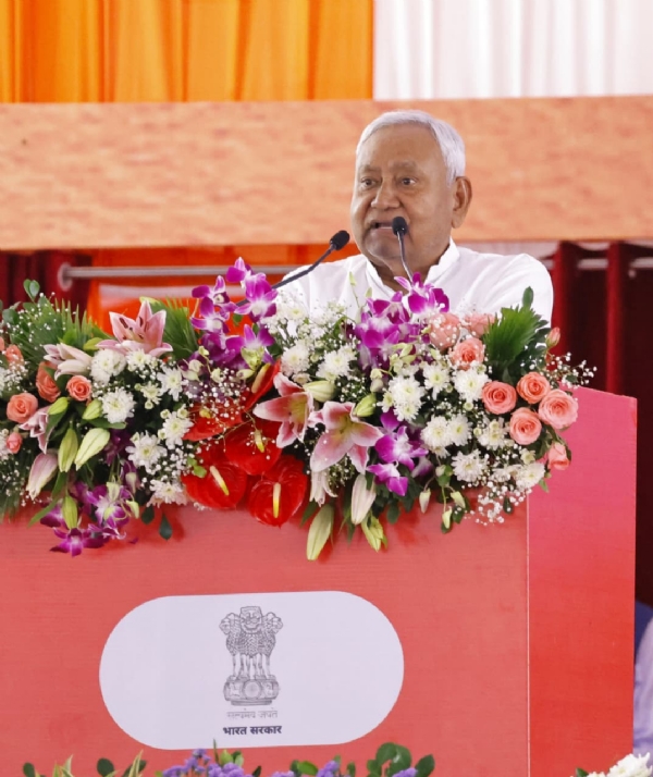 मुख्यमंत्री सम्बोधन के दौरान