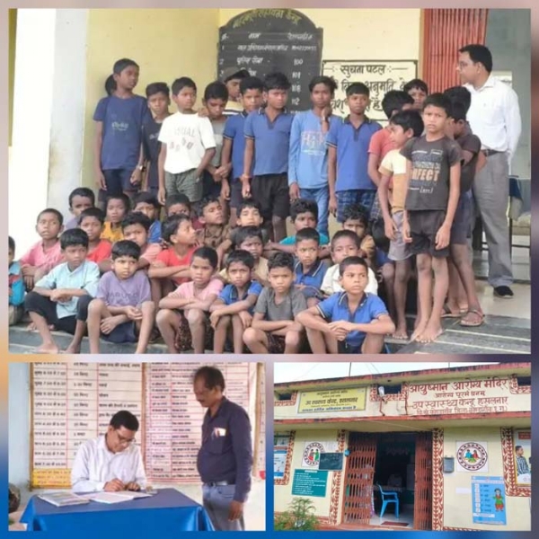 सीएचएमओ डॉ. चतुर्वेदी ने विभिन्न स्वास्थ्य केंद की व्यवस्थाओं की समीक्षा