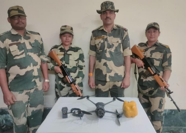 बीएसएफ द्वारा बरामद ड्राेन