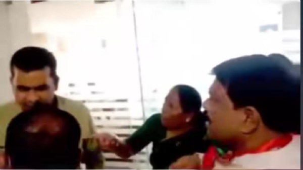 भाजपा संभागीय कार्यालय में राज्यसभा सांसद से सुरक्षाकर्मी ने की धक्का मुक्की