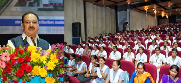 केंद्रीय मंत्री नड्डा ने जबलपुर में चिकित्सा महाविद्यालयों के लोकार्पण और राष्ट्रीय स्वास्थ्य मिशन के नवाचार कार्यक्रम को संबोधित किया।