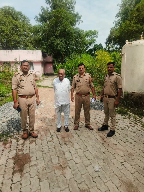 पुलिस की हिरासत  में आरोपी