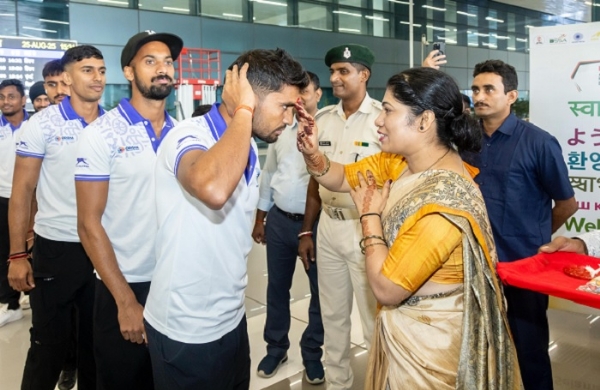 राजगीर में हीरो एशिया कप के लिए पहुंची भारतीय पुरुष हॉकी टीम