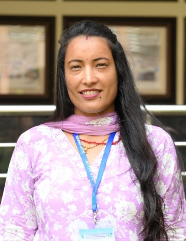 पालमपुर कृषि विश्वविद्यालय की शोधार्थी डॉ हेम लता।