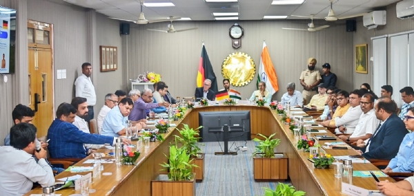 जर्मनी प्रतिनिधि मंडल के साथ बैठक