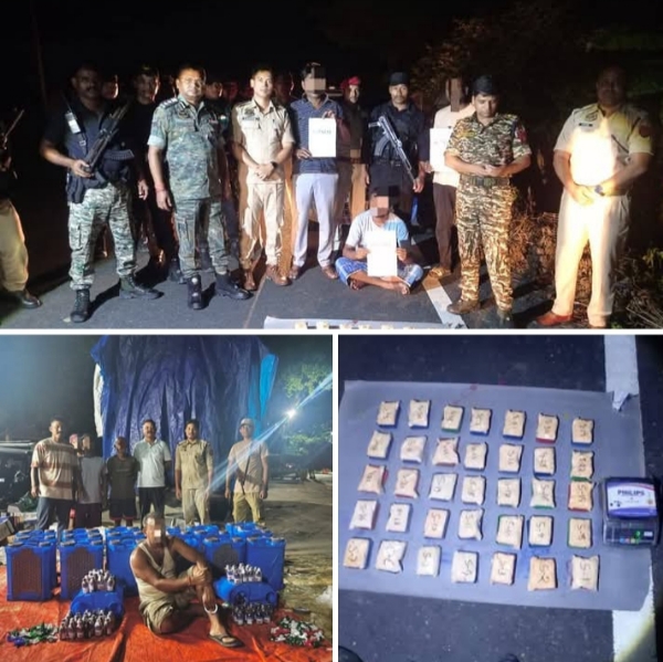 Image of the seized drugs.