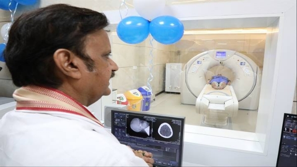 संजय गांधी अस्पताल में सीटी स्केन मशीन का  लोकार्पण