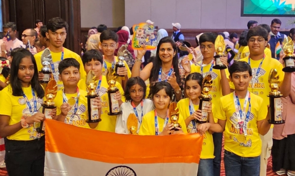 अंतर्राष्ट्रीय अलोहा अबेकस एवं मेंटल अर्थमेटिक प्रतियोगिता में बीकानेर ने फहराया भारत का परचम