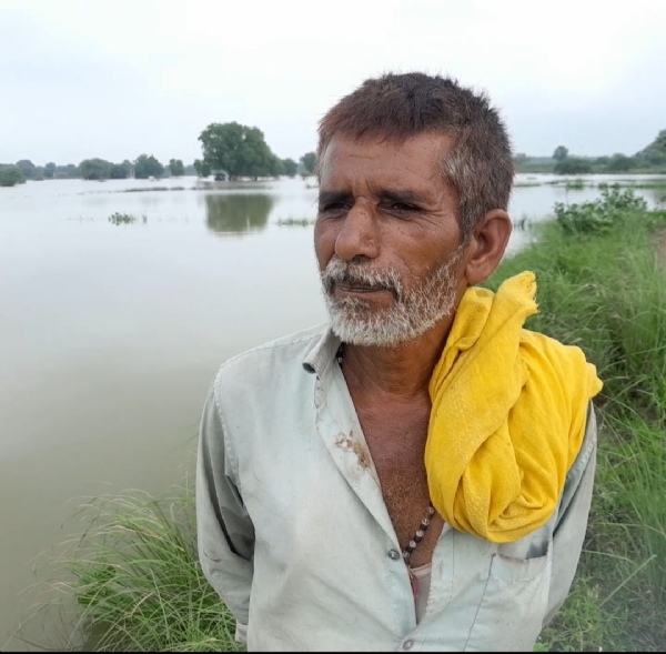 फोटो - पीड़ित किसान राजवीर शर्मा
