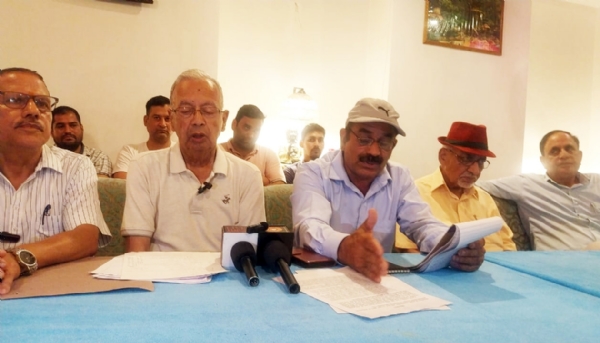 बिजली बोर्ड लिमिटेड कर्मचारी, अभियंता वर्ग व पेंशन फोरम की संयुक्त संघर्ष समिति।
