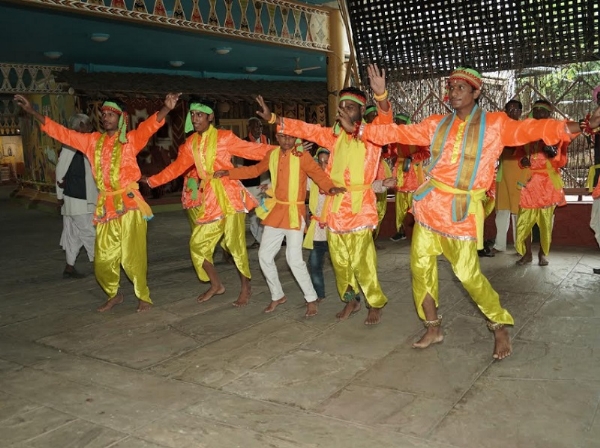 मप्र जनजातीय संग्रहालय में ढिमरियाई नृत्य की हुई प्रस्तुति