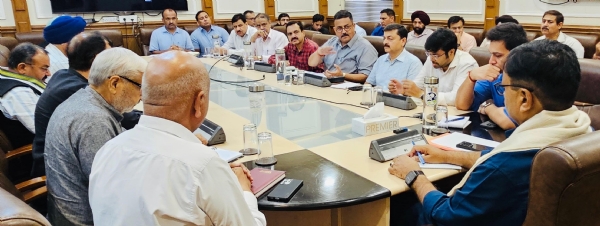 Rana reviews water supply restoration in flood-affected Jammu, gives instructions to restore water supply infrastructure soon