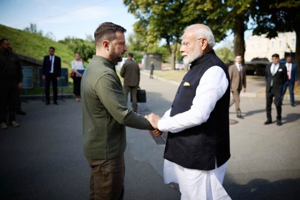 प्रधानमंत्री मोदी और यूक्रेन के राष्ट्रपति जेलेंस्की (फाइल फोटो)