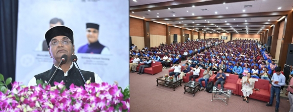 राष्ट्रीय खेल दिवस कार्यक्रम के सेमिनार को संबोधित करते हुए मंत्री विश्वास कैलाश सारंग