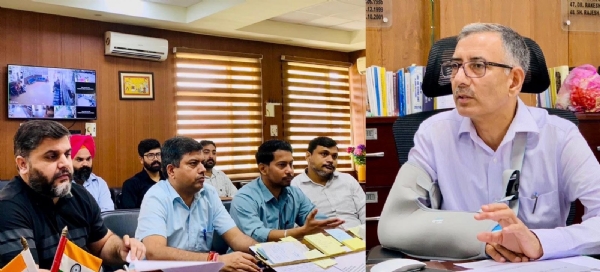 DC Kathua reviews e-office implementation, stresses on its complete adoption in all units