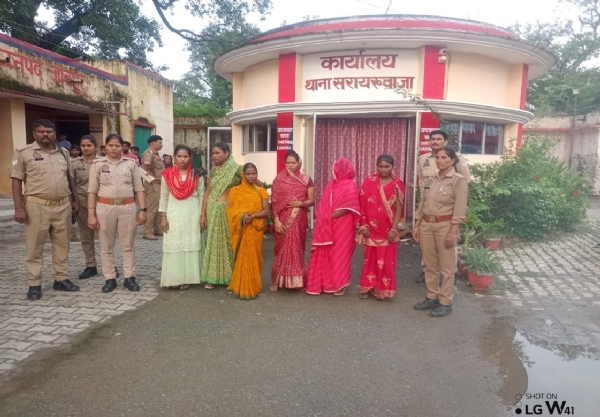 गिरफ्तार अभियुक्ता