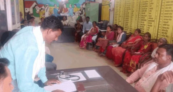 नैमेड़ पंचायत पंचायत भवन में आयोजित  बैठक