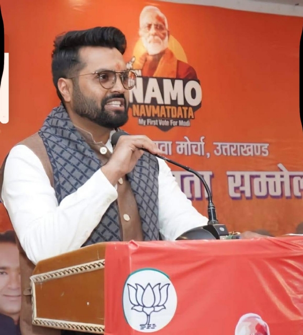 भाजपा युवा मोर्चा के प्रदेश महामंत्री विपुल मैंदोली