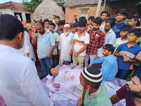 बैका पंचायत (दरभंगा): मृतक पिंटू जी का फोटो।