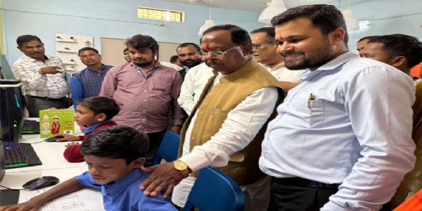 मंत्री नेताम ने किया कल्प कक्ष का निरीक्षण