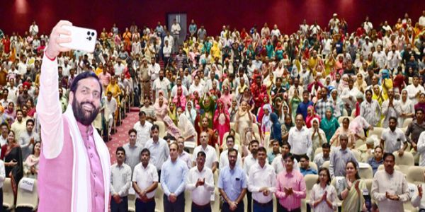 कांग्रेस ने गरीबों को सपने दिखाए,डबल इंजन सरकार ने उन्हें साकार किया:नायब सैनी