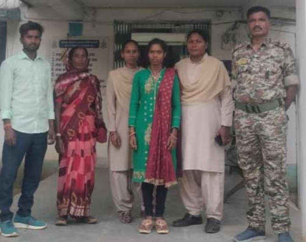 पुलिस 5 वर्ष पूर्व गुम लड़की को खोजने में सफल रही