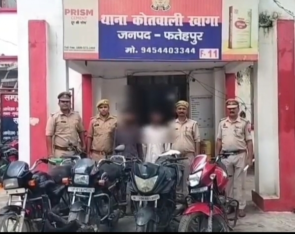 पुलिस गिरफ्त में वाहन चोर