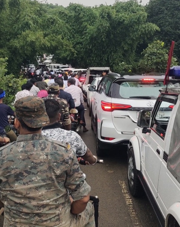 जाम का नजारा