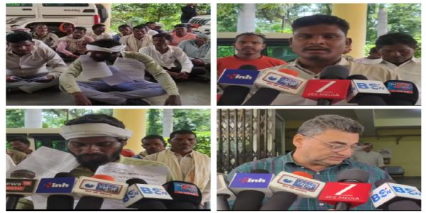 उमरिया : भ्रष्टाचार के खिलाफ थक हार कर ग्रामीणों का अनोखा विरोध