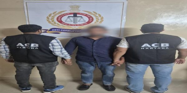 जींद : 15 हजार रुपये रिश्वत लेते ठेकेदार का कारिंदा काबू