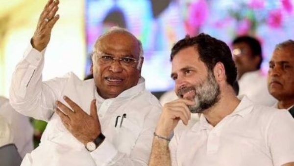 मल्लिकार्जुन खड़गे और राहुल गांधी