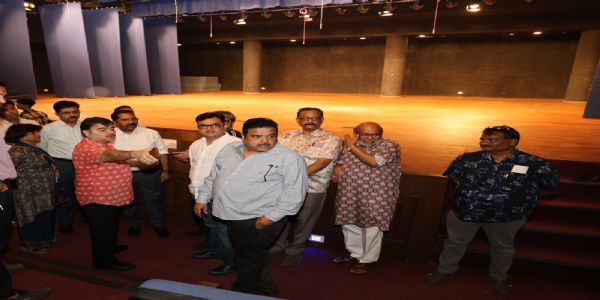 टीएमसी का रंगायतन नाट्यग्रह नवीनीकरण अंतिम चरण में