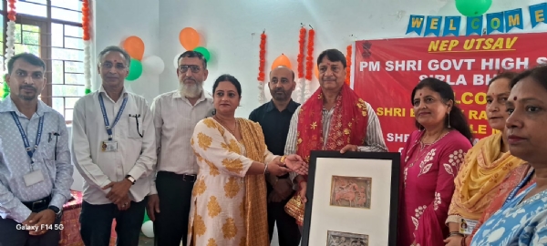 पीएम श्री जीएचएस सिरला भग्गा (रियासी) में एनईपी उत्सव धूमधाम से मनाया गया