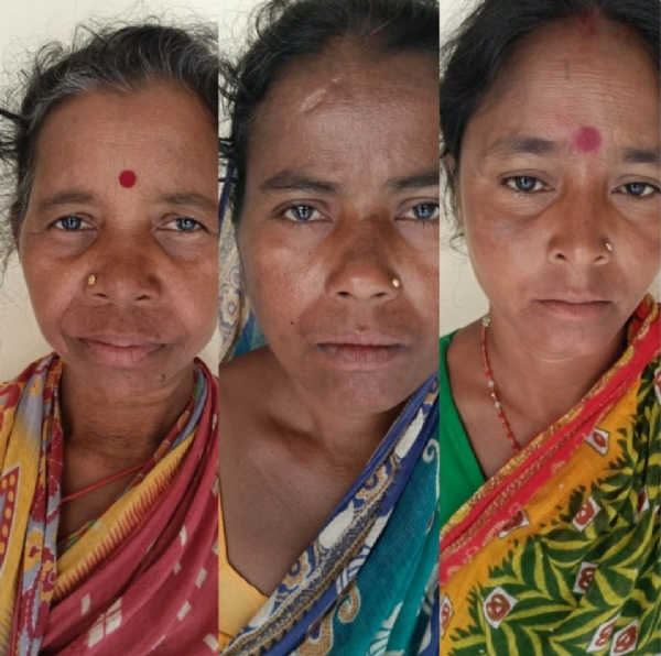 हत्या के आरोप में गिरफ्तार महिलाएं