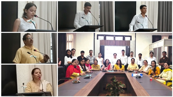 जीजीएम साइंस कॉलेज में विकसित भारत 2047 विषय पर इंट्रा-कॉलेज सेमिनार आयोजित