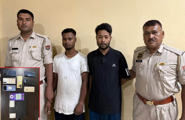 असमः जोराबाट और वशिष्ठ पुलिस द्वारा गिरफ्तार दो शातिर चोर