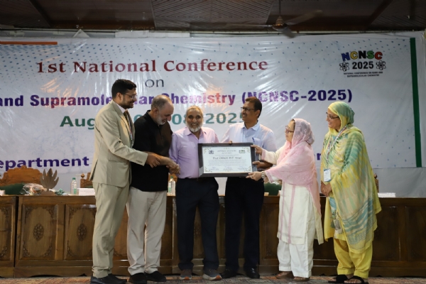 एनआईटी श्रीनगर में नेशनल कॉन्फ्रेंस ऑन नैनो एंड सुप्रामोलेक्यूलर केमिस्ट्री 2025 का शुभारंभ