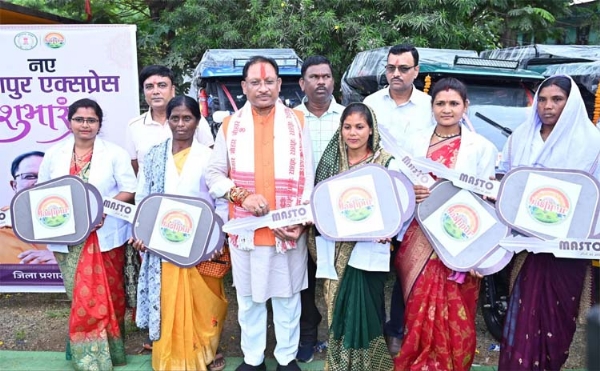 मुख्यमंत्री विष्णुदेव साय जशपुर एक्सप्रेस का शुभारंभ किया