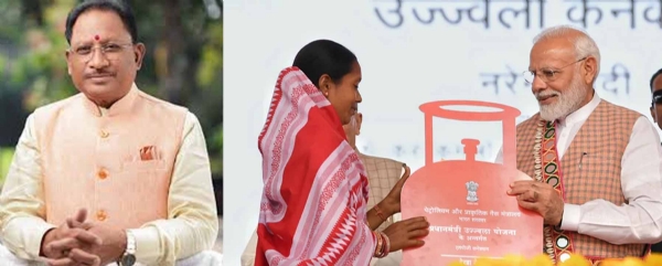 प्रधानमंत्री माेदी एवं मुख्यमंत्री  विष्णु देव साय फाइल फाेटाे