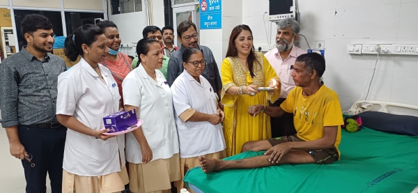 Raksha Bandhan festival celebrated with dose medicine