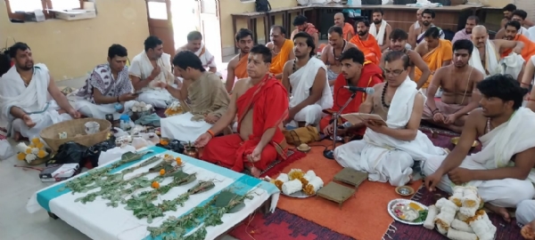 सम्पूर्णानंद संस्कृत विश्वविद्यालय में श्रावणी उपाकर्म