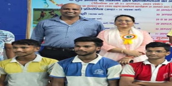 राज्य स्तरीय वृशु कप चैम्पियनशिप में मुरादाबाद के तीन खिलाड़ियों ने गोल्ड और एक ने जीता सिल्वर