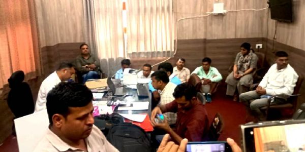धौलपुर नगर परिषद में एसीबी का छापा, रिश्वत लेते पांच पकडे