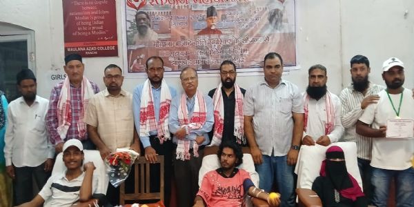 रक्तदान शिविर में 22 यूनिट रक्त एकत्र