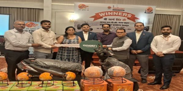 इंडेन ने गढ़वाल मंडल के 20 ग्रीन फायर ऑफ बॉल विनर्स को दिए स्कूटर