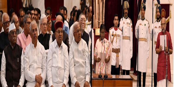 मप्र के राज्यपाल पटेल उपराष्ट्रपति के शपथ ग्रहण समारोह में हुए शामिल