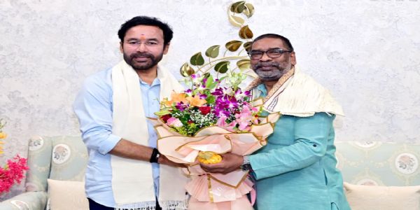 मुख्यमंत्री से केंद्रीय कोयला मंत्री ने की मुलाकात, कोल माइंस से जुड़े विषयों पर की चर्चा