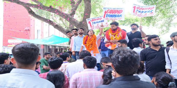 अभाविप का प्रचार अभियान तेज, विभिन्न कॉलेजों का दौरा कर किया संवाद