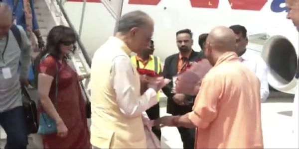 मॉरीशस के प्रधानमंत्री रामलला के दर्शन करने अयोध्या पहुंचे
